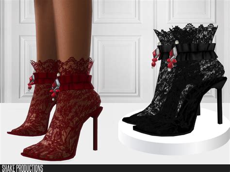 The Sims Resource Modern Victorian Gothic Shoes 4