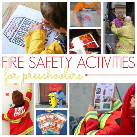 When children are playing in and around water, close and constant supervision become essential. Preschool Activities for a Fire Safety Theme - Pre-K Pages