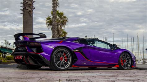 Lamborghini has been producing svs since they produce supercars. Lamborghini Aventador SVJ Roadster For Sale - Purple ...