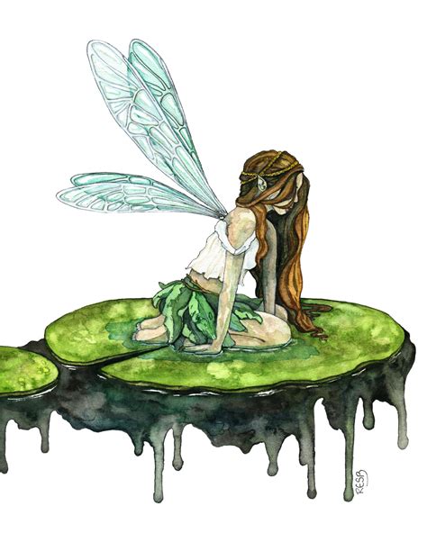 Watercolor Fairy Painting Watercolor Painting Fairy Print Etsy
