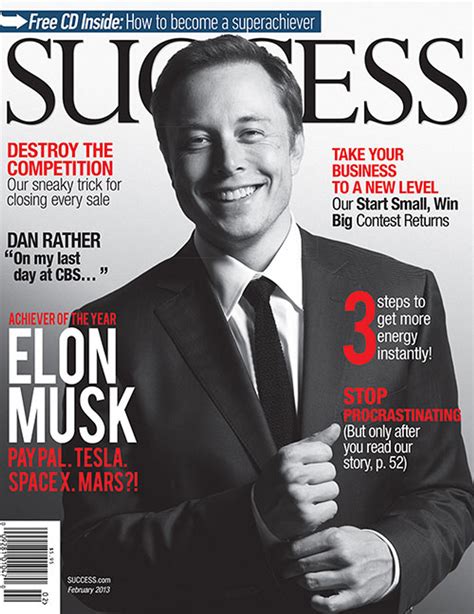 Success Magazine February 2013 Elon Musk