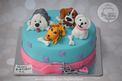 A Birthday Cake For A Dog Lover Dog Birthday Cake Dog Cakes Dog