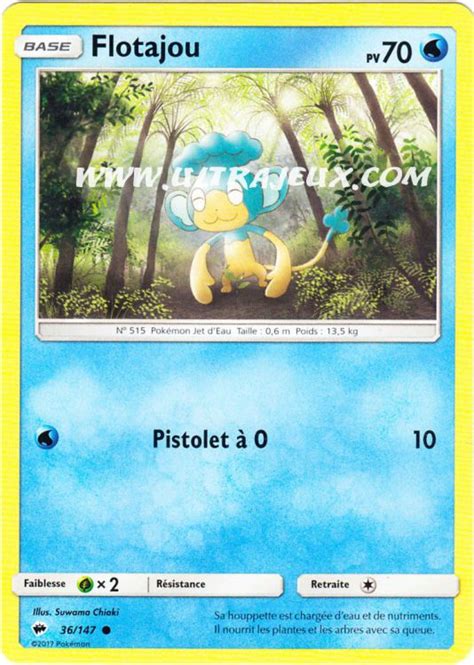 Flotajou 36178 Carte Pokémon Cartes à Lunité Français Ultrajeux