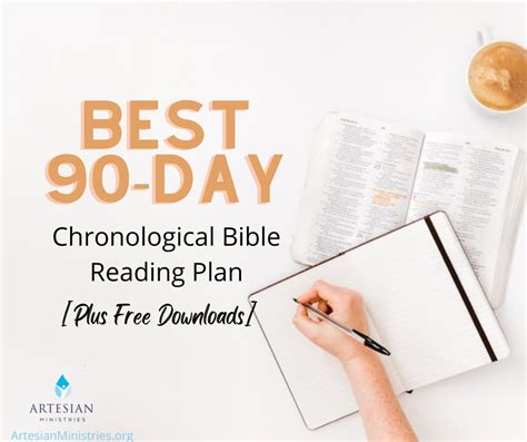 Cover Best 90 Day Chronological Bible Reading Plan Artesian Ministries