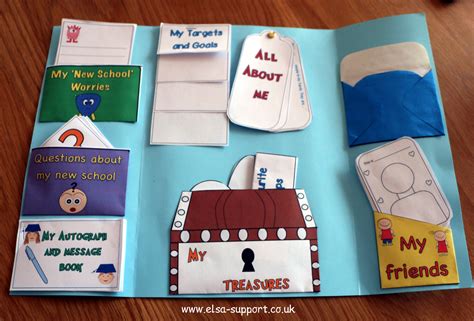 Transition To Another School Or Class Lapbook Elsa Support