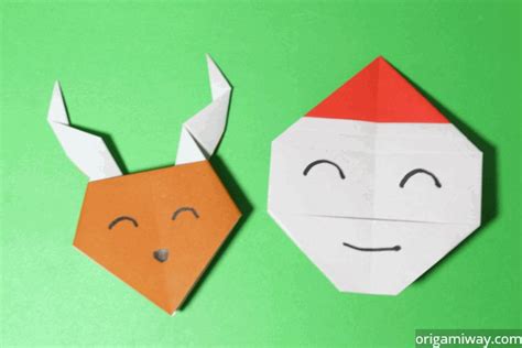 How to make Paper Reindeer: Easy Origami Reindeer Instructions