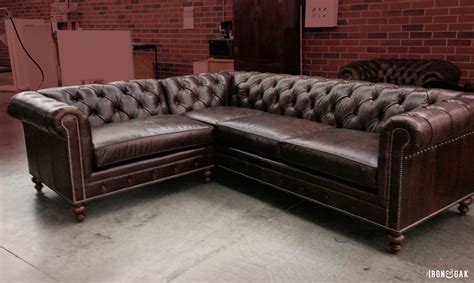 Hemingway Custom Chesterfield Sofa Sectional And More Of Iron And Oak