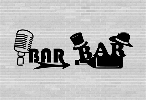 Bar Clipart Bar Svg Files For Bar Svg Decor Bar Decor Dxf Etsy Uk