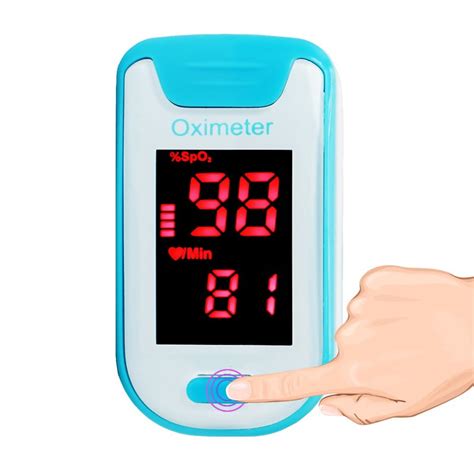 Finger Blood Pulse Oxygen Meter Oxygen Saturation Monitor Blood
