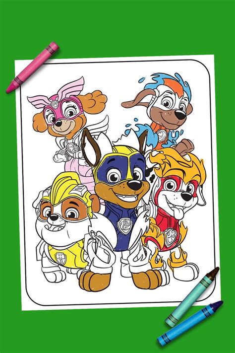 Paw Patrol Mighty Pups Skye Coloring Pages Mighty Coloring Pups Skye