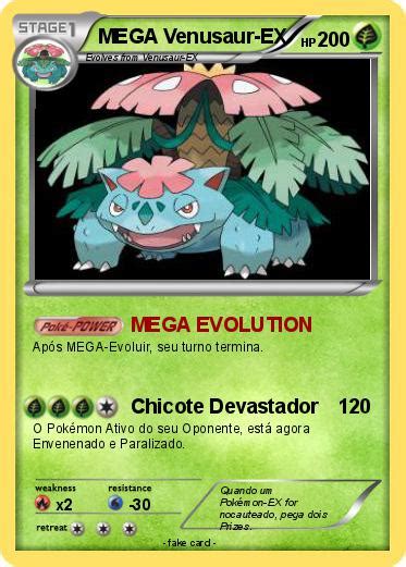 Pokémon Mega Venusaur Ex 3 3 Mega Evolution My Pokemon Card