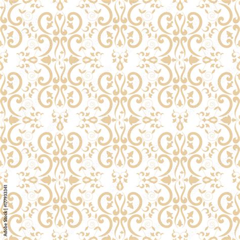 Baroque Floral Pattern Vector Seamless Damask Luxury Background