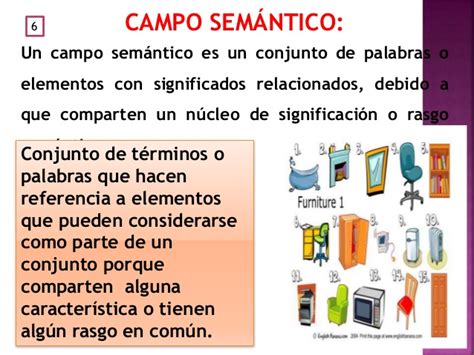 Campos Semanticos CaracterÍsticas De Los Campos SemÁntico