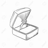 Diamond Ring Drawing Wedding Box Easy Rings Engagement Draw Jewelry Pencil Drawings Simple Vector Doodle Hand Designs Jewellery Getdrawings Interlocking sketch template