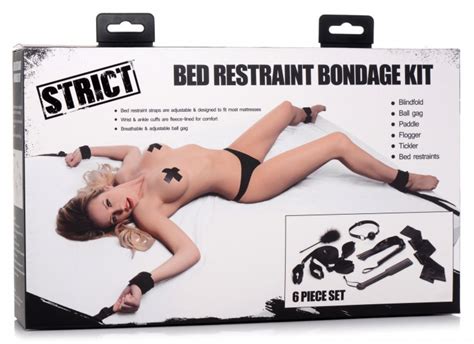 Strict Bed Restraint Bondage Kit Pleasure Sex Store