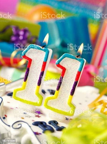 Number Eleven Birthday Candle Stock Photo Download Image Now Number