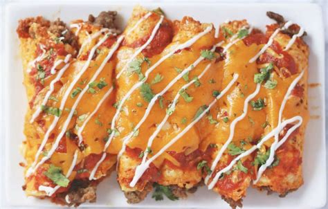 Brown the venison, pork sausage and onion in a large skillet. Keto Beef Enchiladas Recipe | Low Carb Cheese Shell & Ground Beef