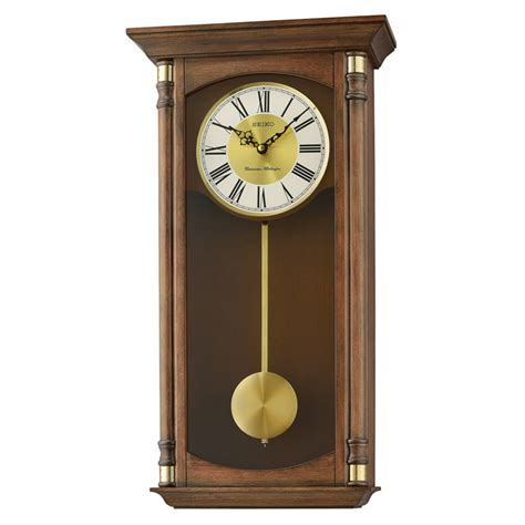 Seiko Traditional Elegance Wall Clock W Pendulum And Chime Quartz