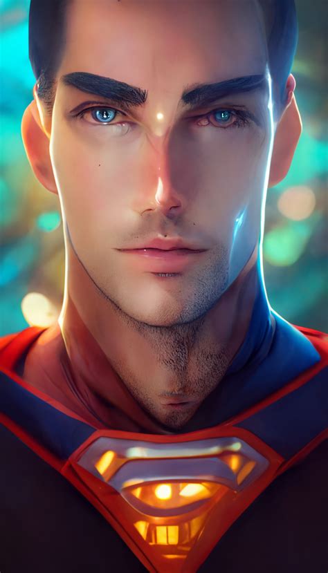 Midjourney Prompt Cool And Handsome Superman With Thick Prompthero