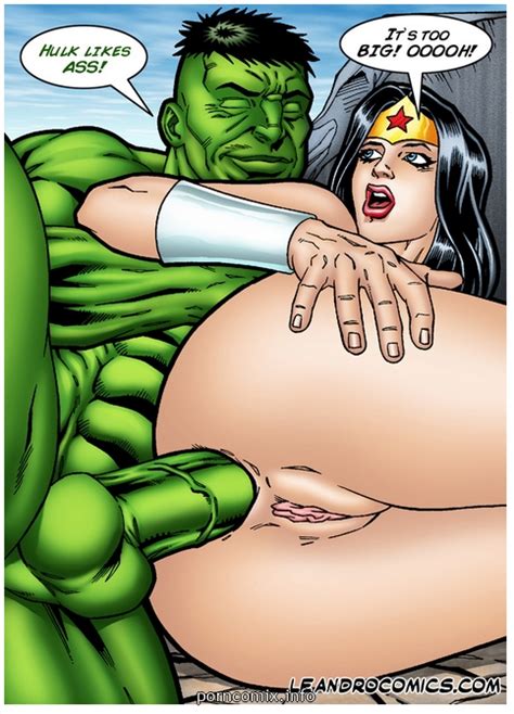 Wonder Woman Vs Incredibly Horny Hulk ⋆ Xxx Toons Porn