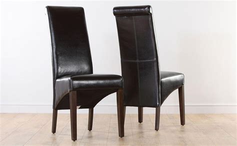 Chiavari distressed leather dining chairs, set of 2 $2,079.00 sale $1,159.00 20 Collection of Dark Brown Leather Dining Chairs | Dining Room Ideas