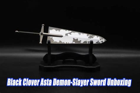 Black Clover Asta Demon Slayer Sword Unboxing Ninja Blades
