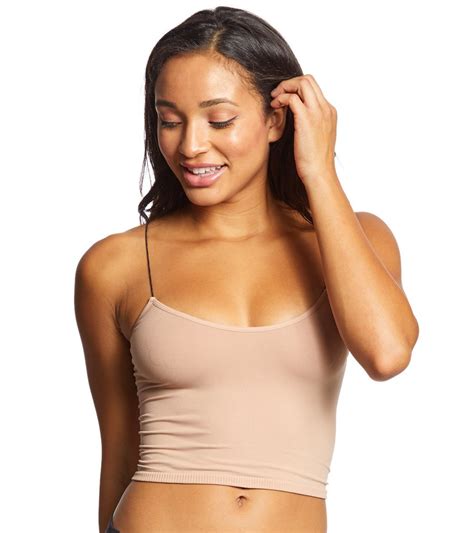 One Of Our New Design Free People Seamless Skinny Strap Crop Top Natural Clothing On 2021