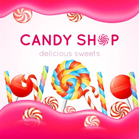 Candy Shop Poster 469270 Vector Art at Vecteezy