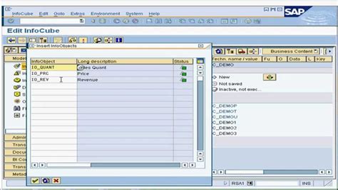 11 Editing A Standard Infocube And Adding Keyfigures In Sap Business