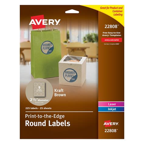 Avery Round Labels 2 Inch Template