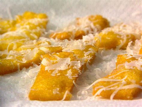 This italian vegetarian recipe is smart enough for a dinner party, but has just six ingredients. Fried Polenta Recipe | Giada De Laurentiis | Food Network