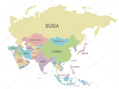 Asia Map Countries