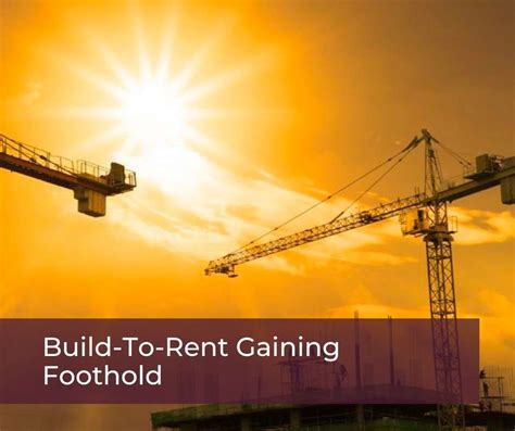 Build To Rent Gaining Foothold — Infinite Wealth