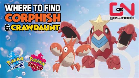 Where To Find Corphish And Crawdaunt How To Evolve Pokemon Sword And