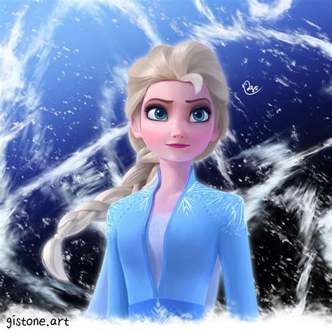 Frozen 2 Elsa Illustration Elsa Disney Princess Frozen Frozen Art