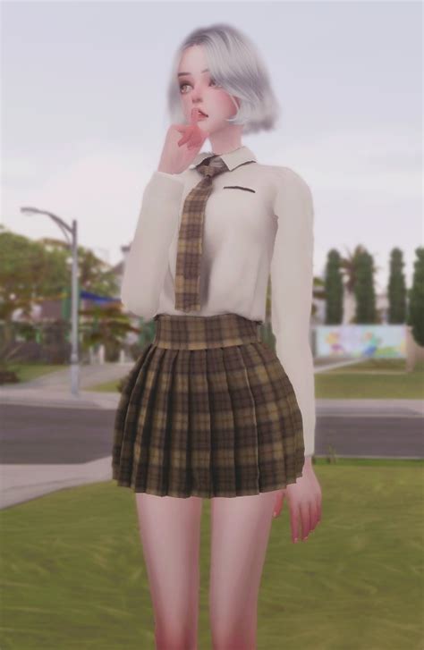 Mod The Sims Wcif This School Uniform