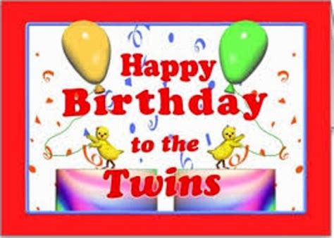Birthday Wishes For Twins Images Birthday To The Twins Quotesbae