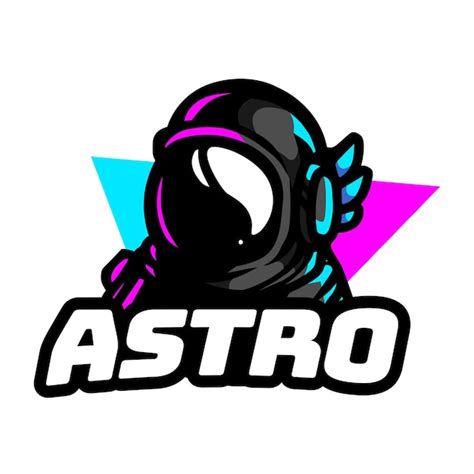 Premium Vector Astro Mascot Gaming Logo