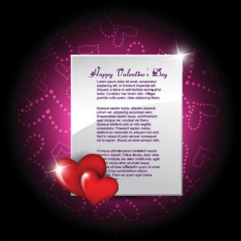 Elements Of Romantic Love Cards 25667 Free Eps Download 4 Vector