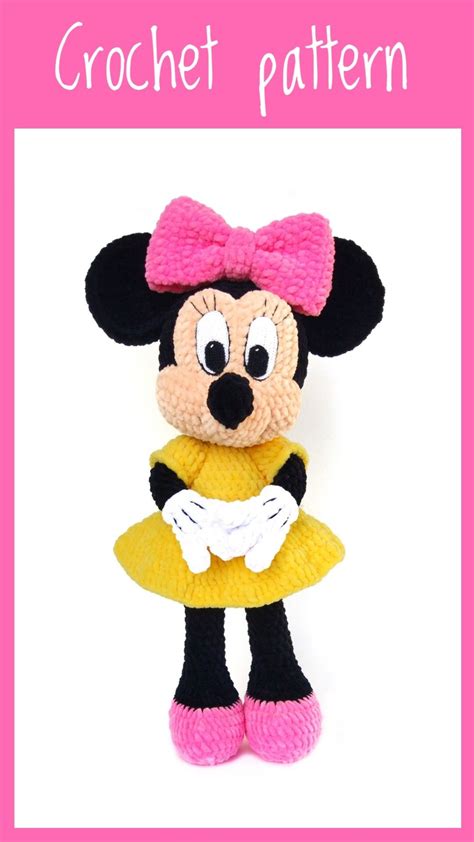 Minnie Mouse Crochet Pattern Disney Crochet Pattern Amigurumi