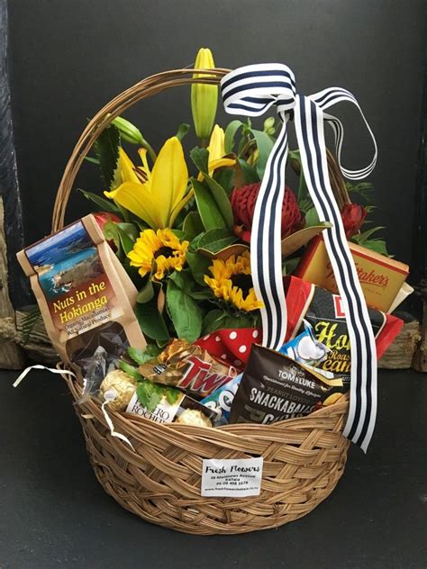 If you order your gift basket before 10am! Floral and Gourmet Gift Basket - Fresh Flowers Kaitaia