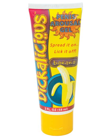 Dickalicious Penis Arousal Gel Oz Banana Phareros