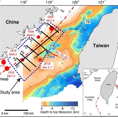 Pdf Imaging Active Faulting In The Western Taiwan Strait