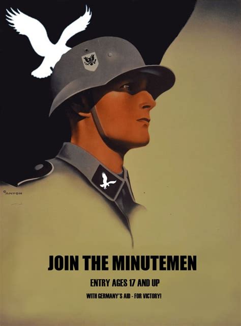 American Union State Recruitment Poster Kaiserreich
