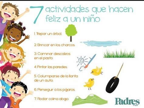7 Actividades Que Hacen Feliz A Un Niño Happy Kids Baby Kids Kids