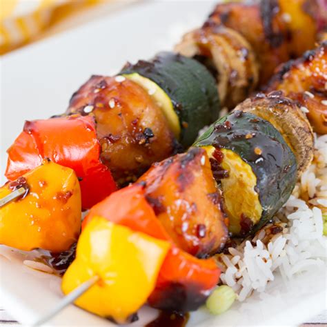 The name kabob comes from the turkish word sis kebap meaning served on the skewer. Teriyaki Chicken Kabobs - Joy In Every Season