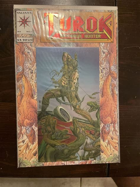 Turok Vol 1 1 Rare 1993 Valiant Foil Cover