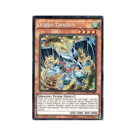Yu Gi Oh Card Lc5d En009 Debris Dragon Secret Rare Chaos Cards