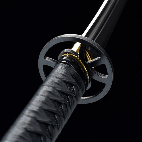 Modern Katana Handmade Japanese Katana Sword With Black Leather