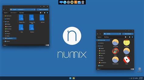 Numix Blue Skinpack For Windows 11 Skin Pack For Windows 11 And 10